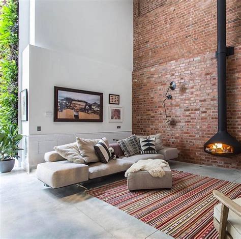 Cozy And Inviting Decorating A Living Room With A Brick Wall