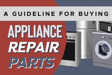 a guideline for buying appliance repair parts ecm service