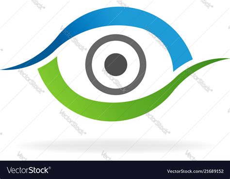 Eye Care Optical Retina Logo Symbol Royalty Free Vector