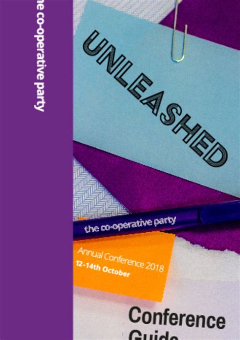 Unleashed Co Operative Party Annual Conference 2018 Co Operative Party