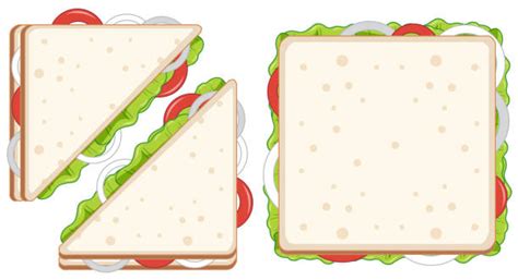 Triangle Sandwich Illustrations Royalty Free Vector Graphics And Clip