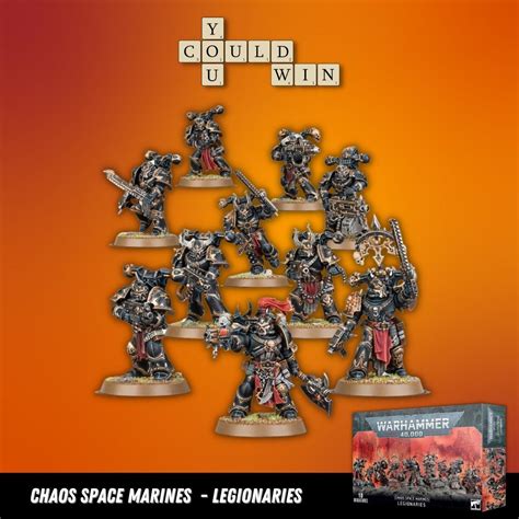 Warhammer Chaos Space Marines Legionaries You Could Win