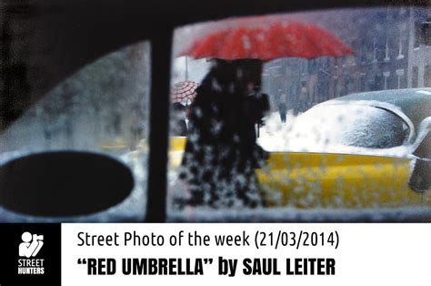 Street Photo Of The Week Red Umbrella By Saul Leiter