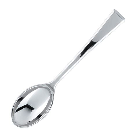 Most of the students at the exclusive private college were born with silver spoons in their mouths. "Silver Spoon", 4" Length