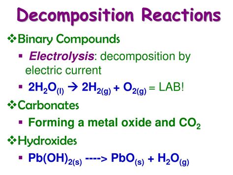 Ppt Chemical Equations And Reactions Powerpoint Presentation Free