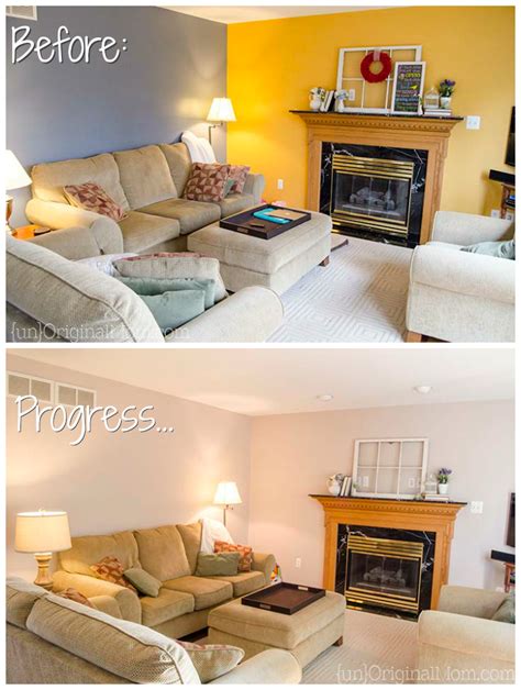 Your living room is a cabaret in this makeover from bravo's best room wins series. Living Room Makeover, Step 1 - Paint! - unOriginal Mom