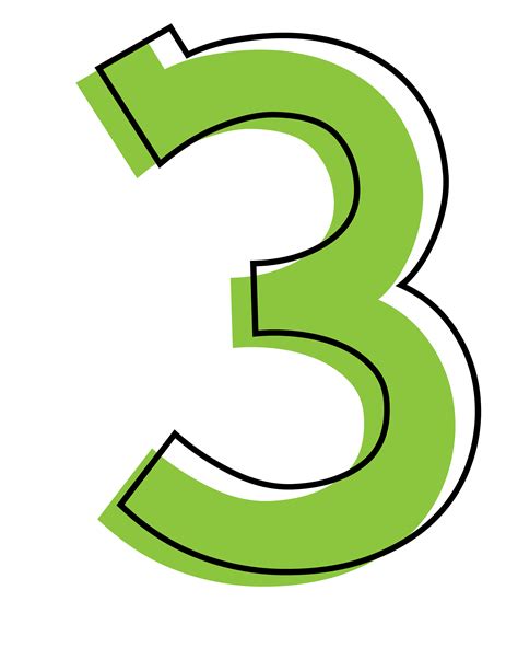 3 Number Png Pic Png All Riset