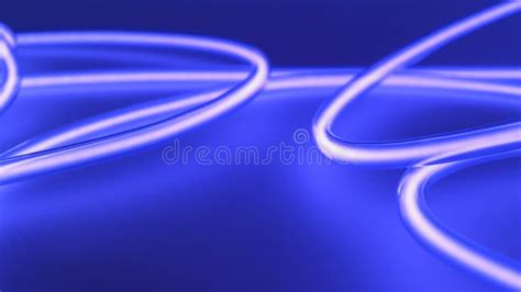 Blue Neon Lights Lighting Lamps Motion Backgrounds Concept Stock
