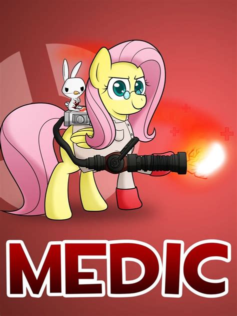 Pony Fortress 2 Medic By 10art1 Cartoon Crossovers Team Fortress 2