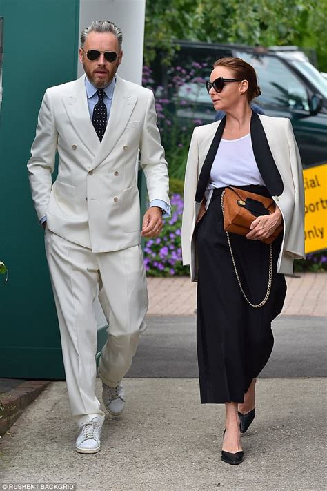 Stella Mccartneyat Wimbledon With Husband Alasdhair Willis Daily Mail