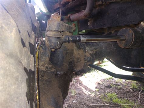 John Deere 4100 Front Left Axle Leaking And Popping When Turning Green Tractor Talk