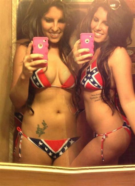 Confederate Flag Bikini Interracial Pictures HOT Images FREE