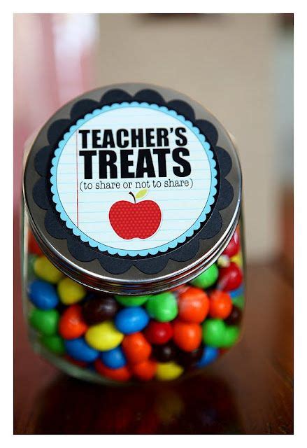 Free Teacher Treat Printable Teacher Treats Teacher Ts School