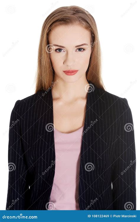 Portrait Of Beautiful Caucasian Business Woman Stock Image Image Of