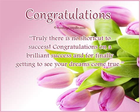 Congratulations Messages For Achievement Wordings And Messages