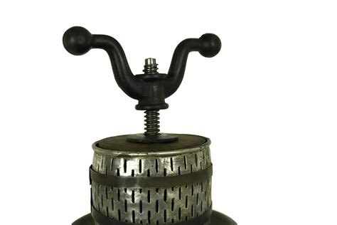 antique french olive oil press with hand crank rustic kitchen gadgets decor and ts