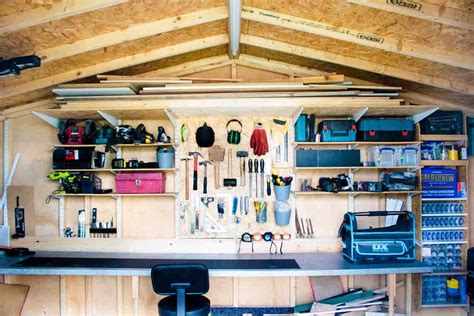 Organizing A Shed Ideas For Workshop Tools The Carpenter S Daughter