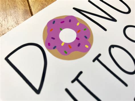Donut Want To Say Goodbye By Stonedonut Design Etsy