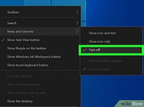 How To Remove The Weather From The Taskbar In Windows 10