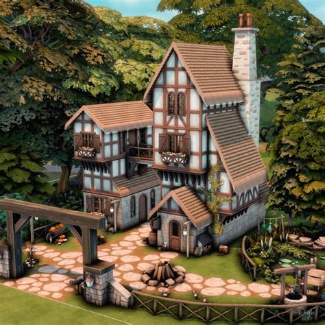 Medieval House The Sims 4 Sims 4 Houses Sims House Sims House Plans