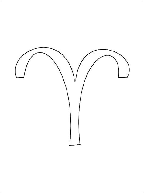 Aries Zodiac Sign And Horoscope Coloring Pages Aries Zodiac Zodiac