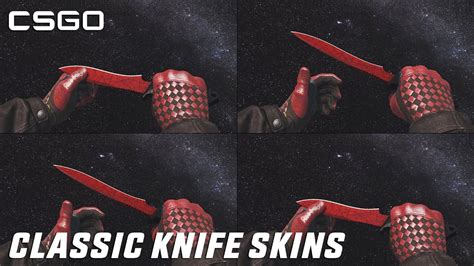 Csgo Classic Knife Skins All Knives Showcase Youtube