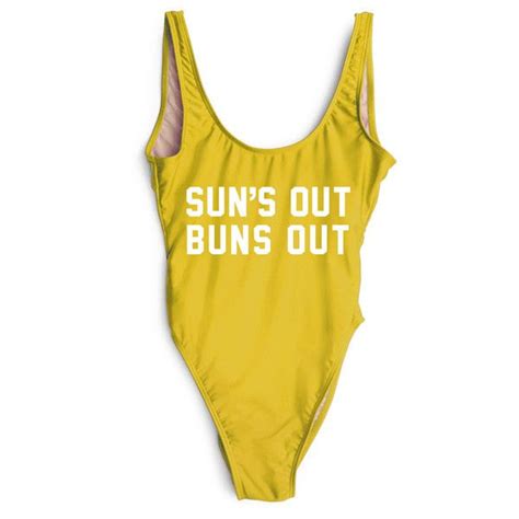 Suns Out Buns Out Swimsuit Private Party Bikini Madness Swimsuits One Piece Bikini