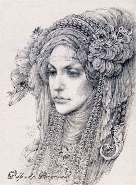 Drawings Of Fantasy Portraits Of Imaginary Characters Digital Art