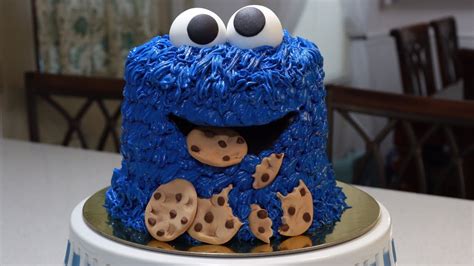 Cookie Monster Cake Youtube