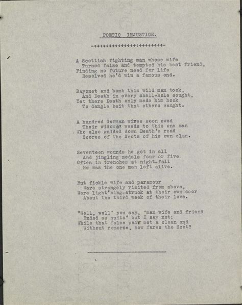 Poetic Injustice First World War Poetry Digital Archive