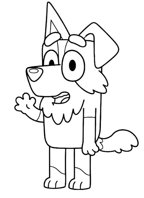 Coloring Pages Bluey Colorpage