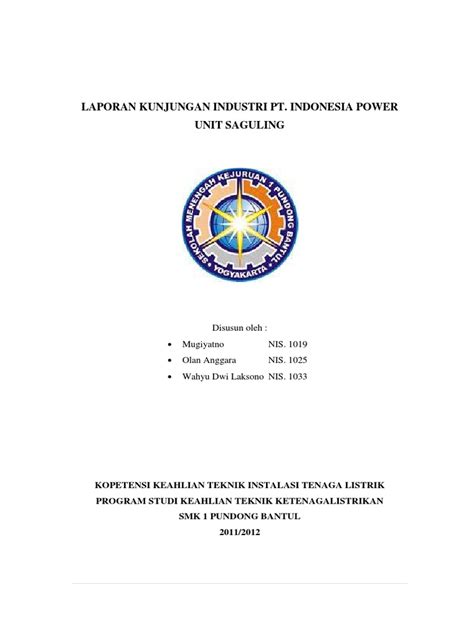Contoh Laporan Kunjungan Industri | PDF
