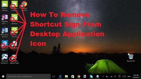 Remove Shortcut Sign From Desktop Application Icon Application Icon