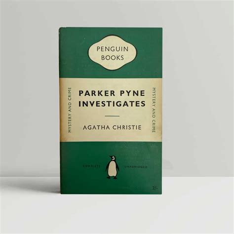 Agatha Christie Parker Pyne Investigates First Paperback Edition