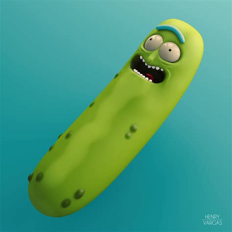 Pickle Rick 3d Fanart Rickandmorty