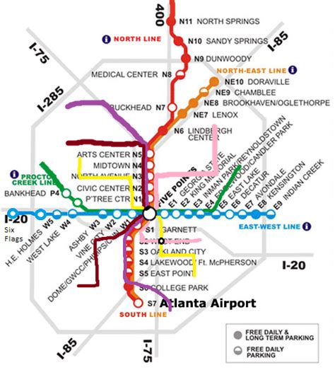 Marta Map Atlanta