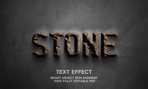 Stone Text Effects Template Graphic By Gilangkenter · Creative Fabrica