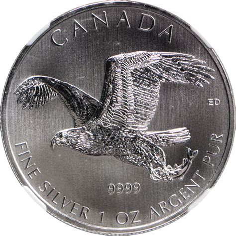 Buy 2014 Silver Canadian Bald Eagles Ngc Ms69