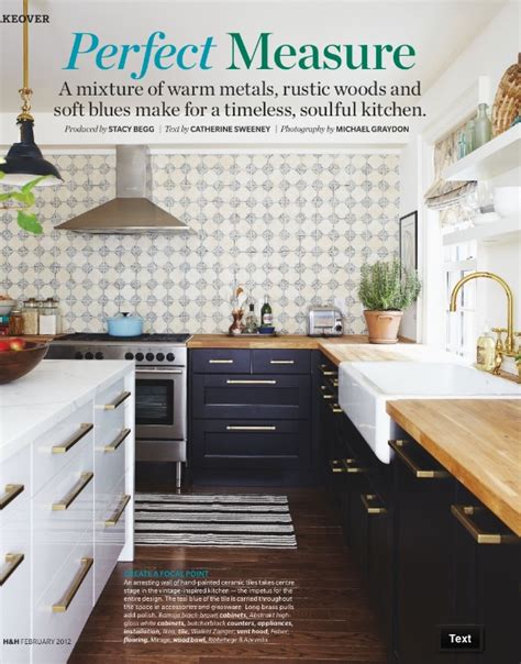 Some people are putting in full blue kitchens. the good stuff: KITCHEN HARDWARE: gold