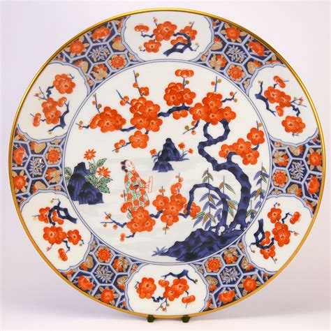 Imari Japanese Decorative Plate Scenef 6 Of 6 Plates Decorative