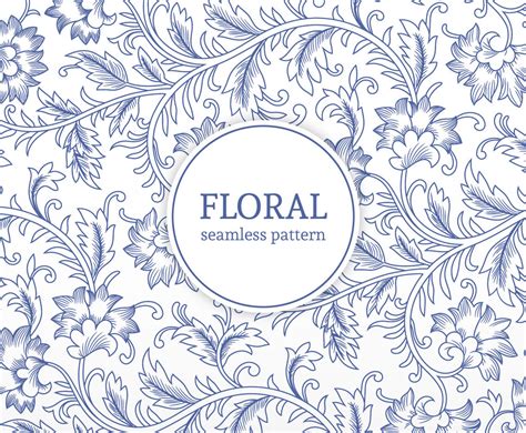 Hand Drawn Floral Pattern Vector Art And Graphics
