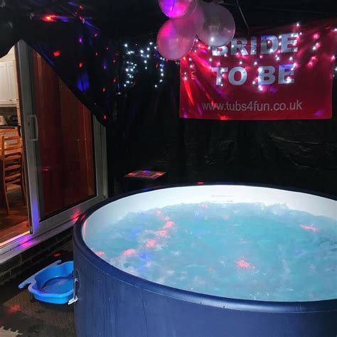 the ultimate hen party hot tub and gazebo package weekend hire hot tub and hot tub cinema hire