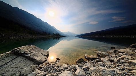 Hd Wallpaper Medicine Lake Jasper National Park Canada Water