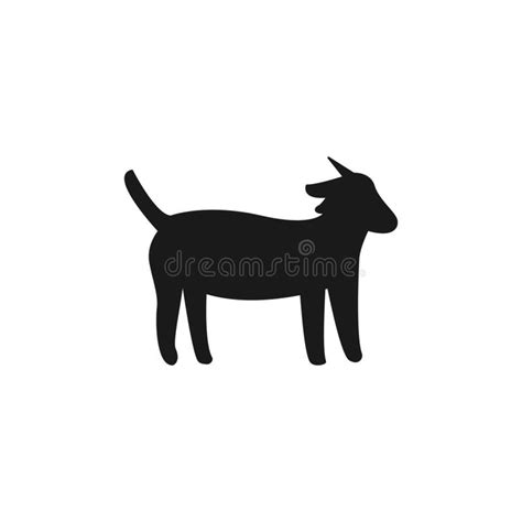 Goat Vector Design Template Illustration Stock Vector Illustration Of