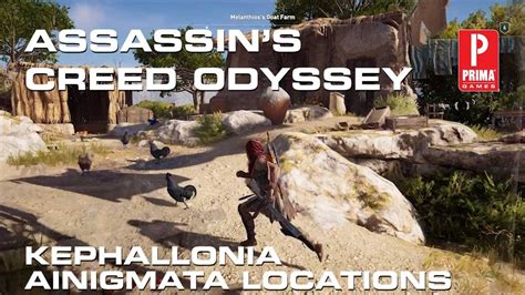 Assassins Creed Odyssey Kephallonia Ainigmata Ostraka Locations Youtube