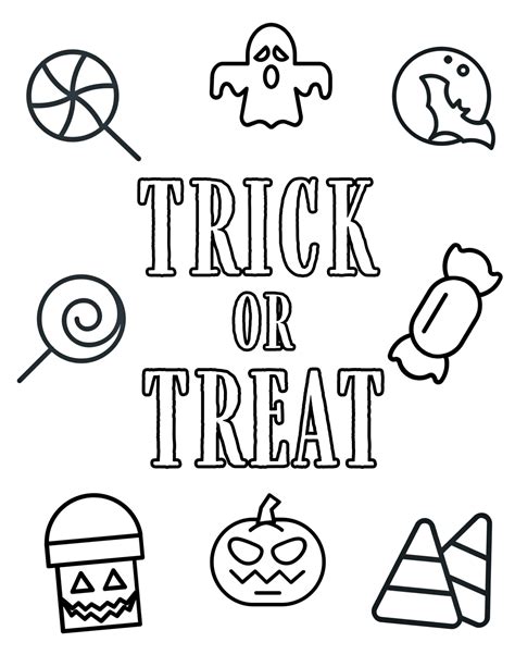 Halloween Printables Coloring Pages