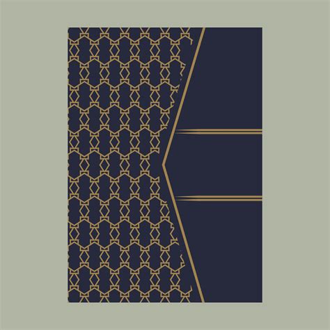 Elegant cover page with gold pattern and angle design 693945 Vector Art ...