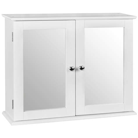 Apart from that, there are two shelves to keep your bathroom essentials. 2 Door Mirrored Wall Cabinet | Bathroom Furniture