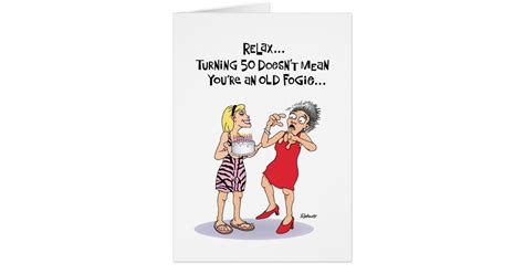 Funny 50th Birthday Card For Her Zazzle