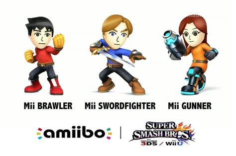 Amiibo Mii Paquete 3 Figuras Nuevo Sellado Super Smash Bros Mercado Libre